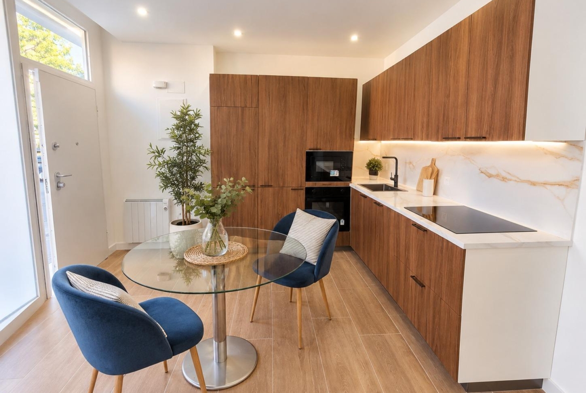 Piso en venta  en Madrid zona Vallecas reformado nuevo 2 habitaciones  baño y salon comedor